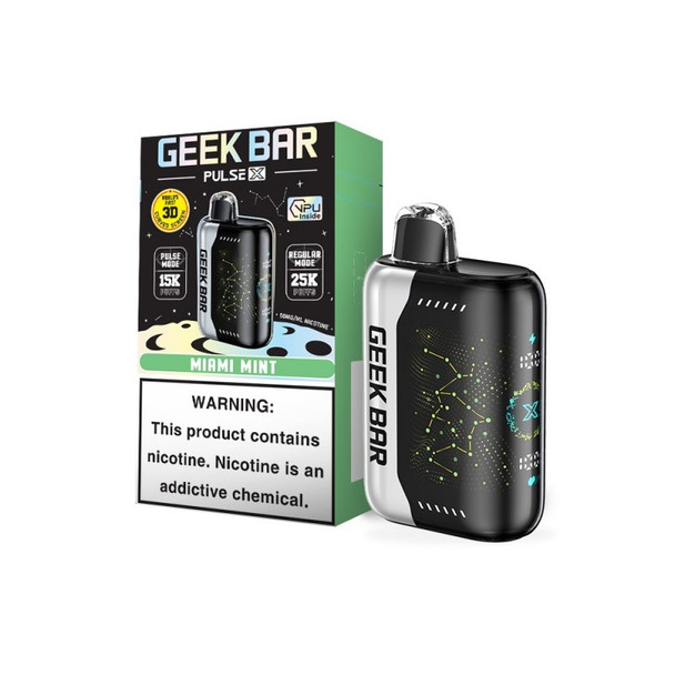 Geek Bar Pulse X 25K Disposable Vape | World's First 3D Curved Screen