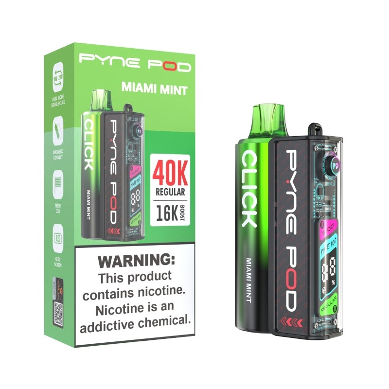 Pyne Pod Click 40K Disposable Vape Pod (Requires Kit for Use)