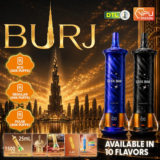 Geek Bar BURJ DTL 80K Disposable Vape  |  DTL