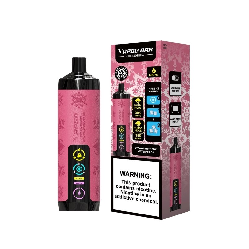 VAPGO Chill Shisha 30K Ice Control Disposable Vape (0.6% 30,000 Puffs)