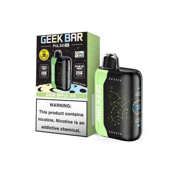 Geek Bar Pulse X 25K Disposable Vape | World's First 3D Curved Screen