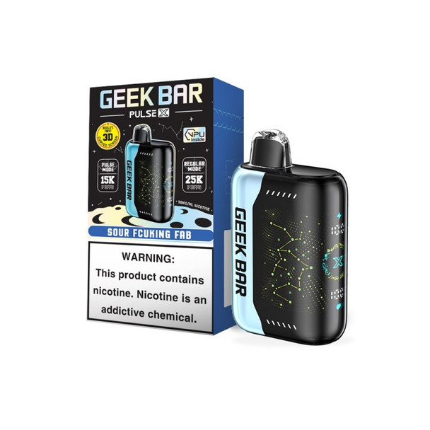 Geek Bar Pulse X 25K Disposable Vape | World's First 3D Curved Screen