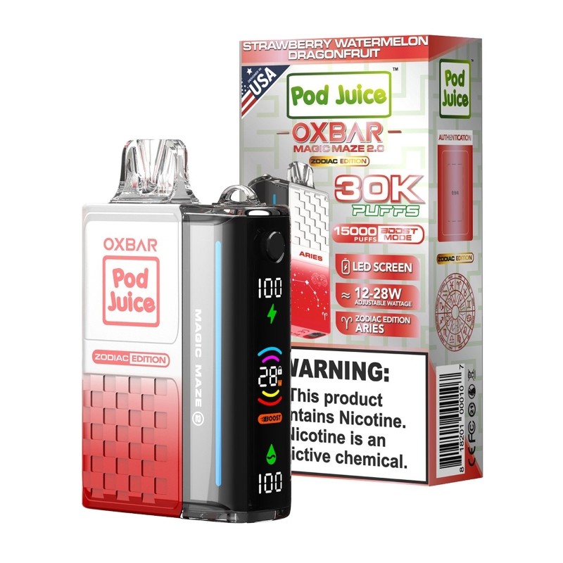 OXBAR X Pod Juice Magic Maze 2.0 30K Disposable Vape ( 5%, 30000 Puffs)