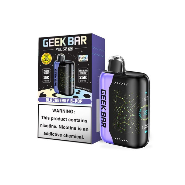 Geek Bar Pulse X 25K Disposable Vape | World's First 3D Curved Screen