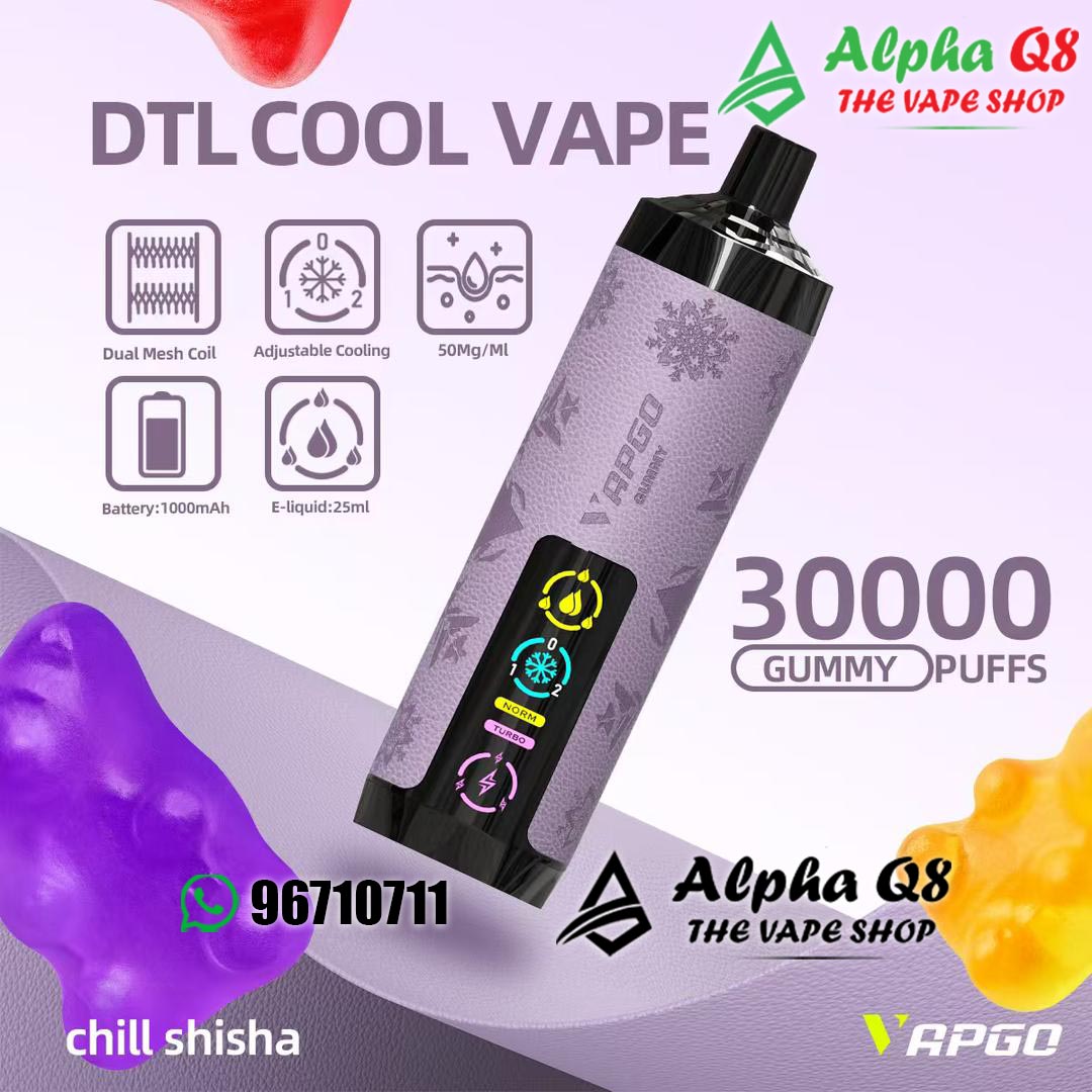 VAPGO Chill Shisha 30K Ice Control Disposable Vape (0.6% 30,000 Puffs)